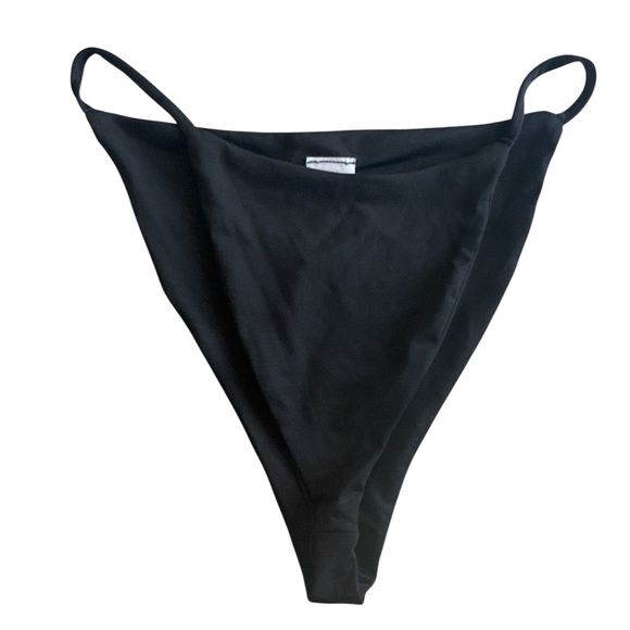 naked wardrobe Other - Naked Wardrobe Black High Cut Waist Swim Bikini Bottom Size S